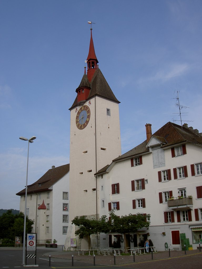 Bremgarten, Spitelturm, erbaut von 1556 bis 1559 von Albrecht Murer (07.06.2012)