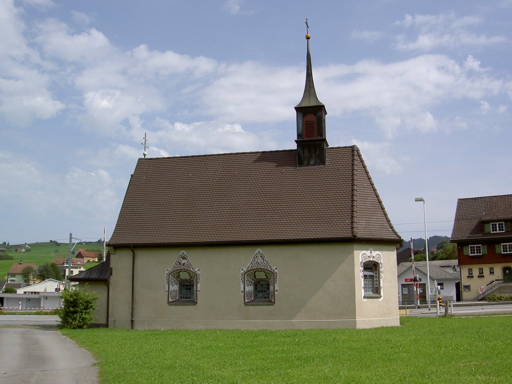 Brsilau, Kapelle St. Magdalena in Steinegg, erbaut 1590, Kanton Appenzell
(21.08.2011)