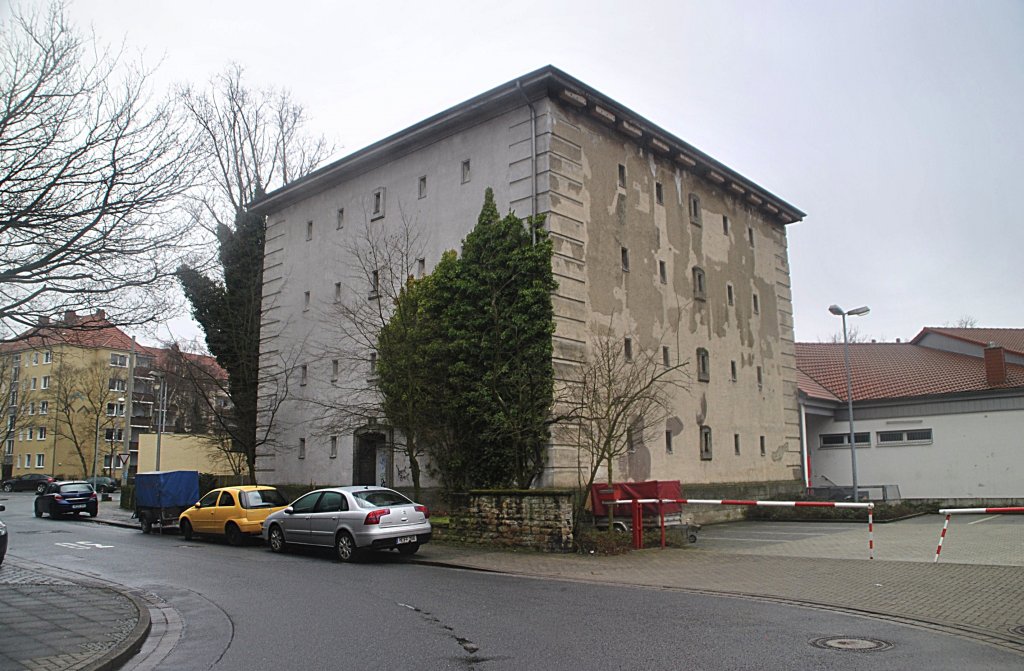 Bunker aus den zweiten Weltkrieg in Hannover/Hfestrae. Foto vom 23.01.2011.