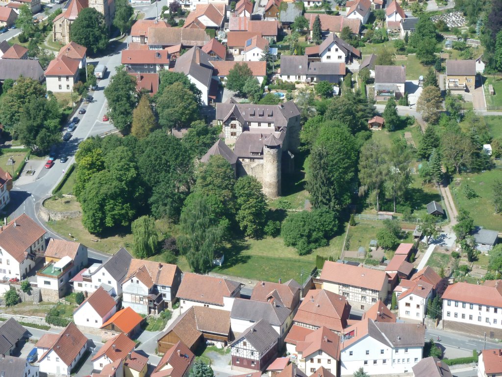 Burg Bibra im Landkreis Schmalkalden-Meiningen, Mai 2011