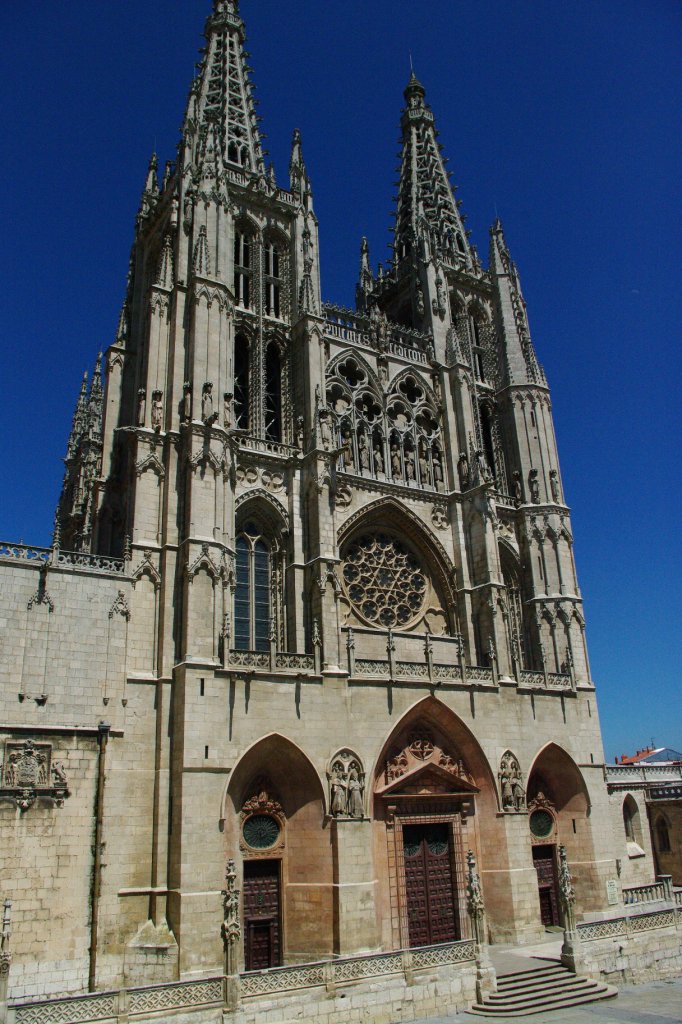 Burgos, Gotische Kathedrale des Erzbistums Burgos, erbaut ab 1221 
(19.05.2010)