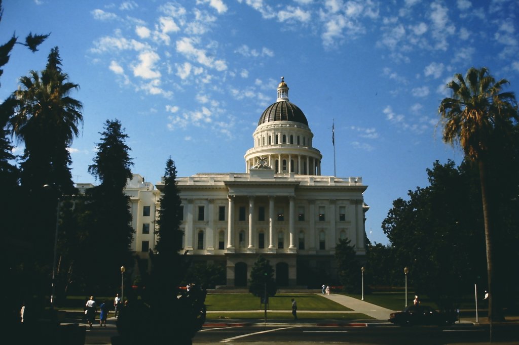 Capitol von Californien in Sacramento am 21. August 1988.