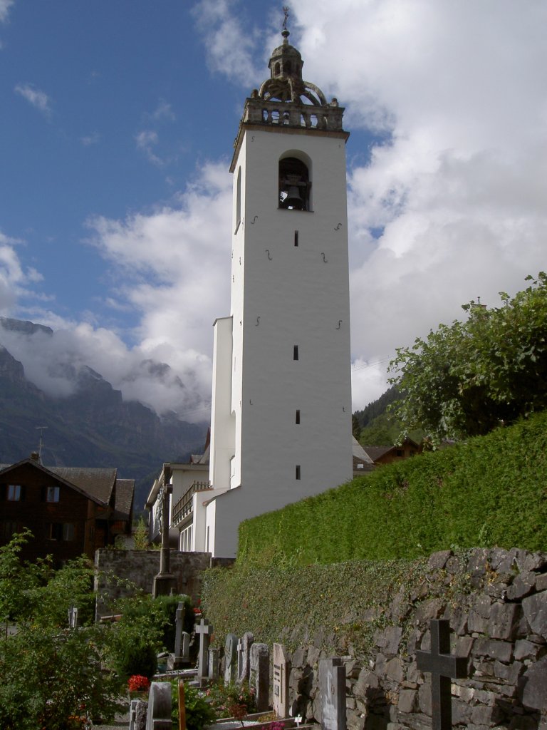 Champery, St. Theodule Kirche in der Rue du Village (13.09.2010)