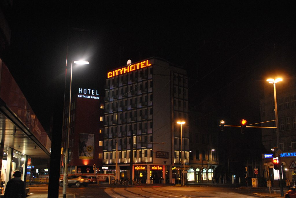 City Hotel in Hannover Prinzenstrae/Ecke Jochimstrae. Foto vom 31.10.2010.