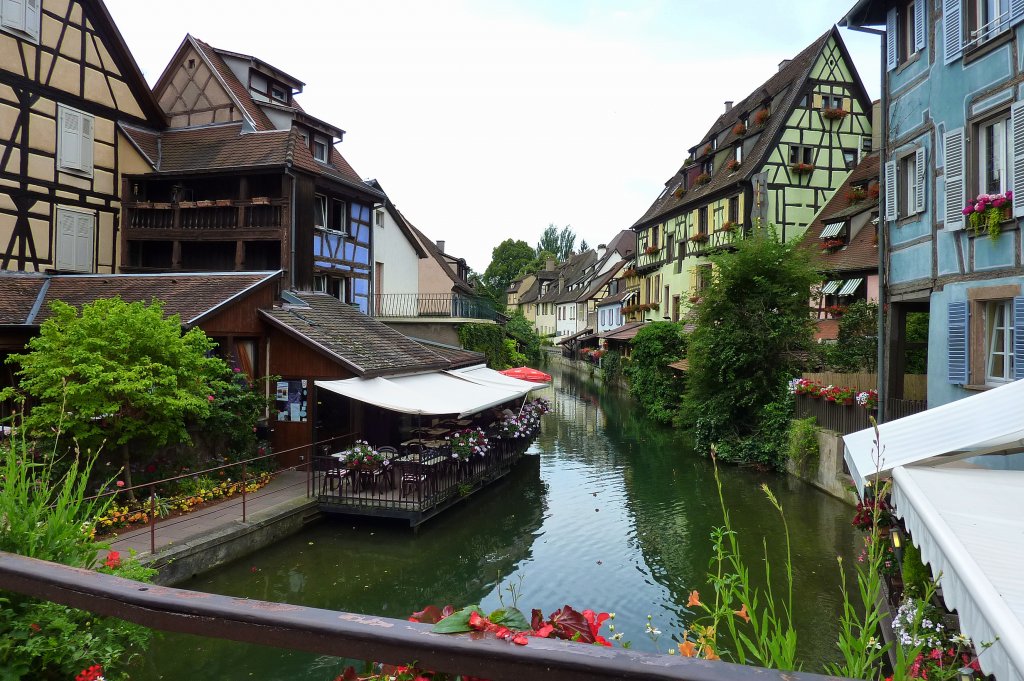 Colmar, Altstadtbereich an der Lauch, bekannt als  Klein-Venedig , Juni 2012