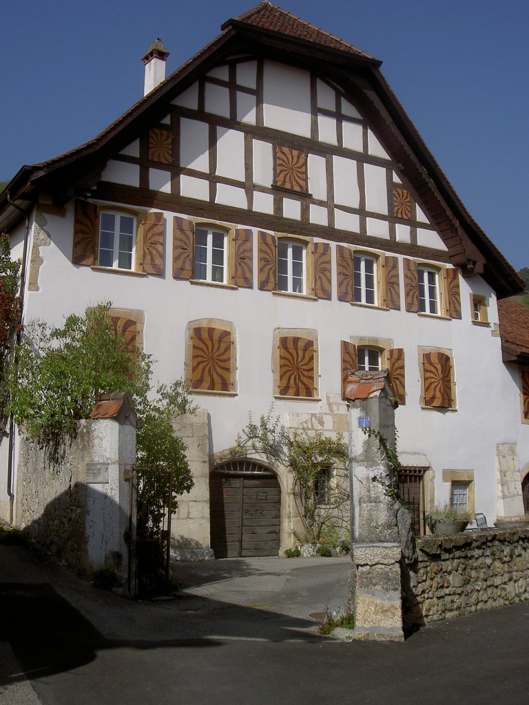 Cressier, Maison des Thuyar von 1615 (01.10.2011)