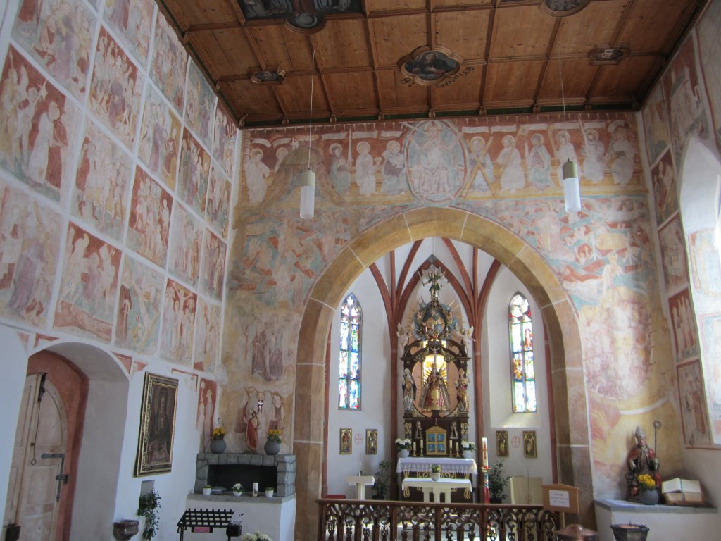 Damls, Fresken in der St. Nikolaus Kirche (13.04.2013)