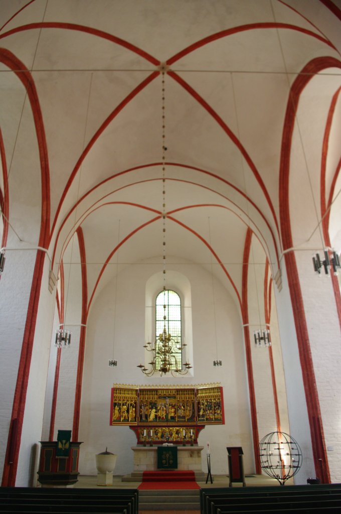 Dannenberg/Elbe, Schnitzaltar der St. Johannis Kirche (10.07.2012)