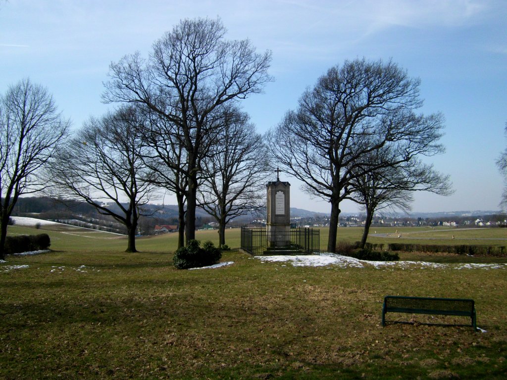 Das Adolf-Clarenbach-Denkmal in Remscheid.(27.3.2013)