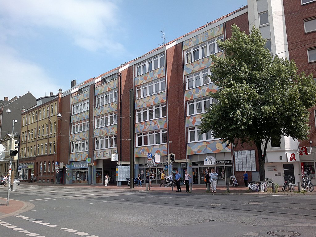 Das rzstehaus am Lindener Marktplatz in Hannover, 06.06.2011.