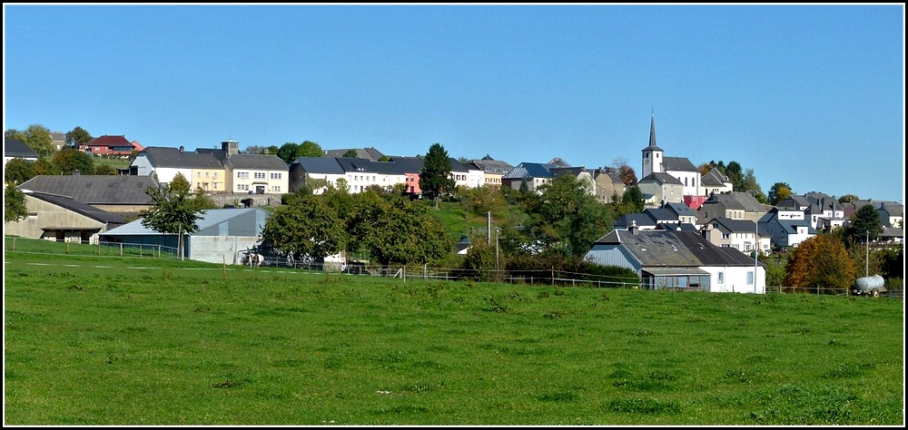 Das Dorf Bourscheid aufgenommen am 10.10.2010. (Jeanny)