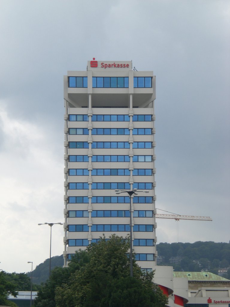 Das Hauptgebäude der Stadtsparkasse Wuppertal in Elberfeld.(17.7.2012)