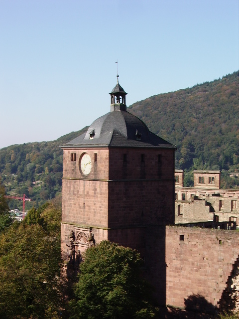 Das Heidelberger Schloss am 09.10.10