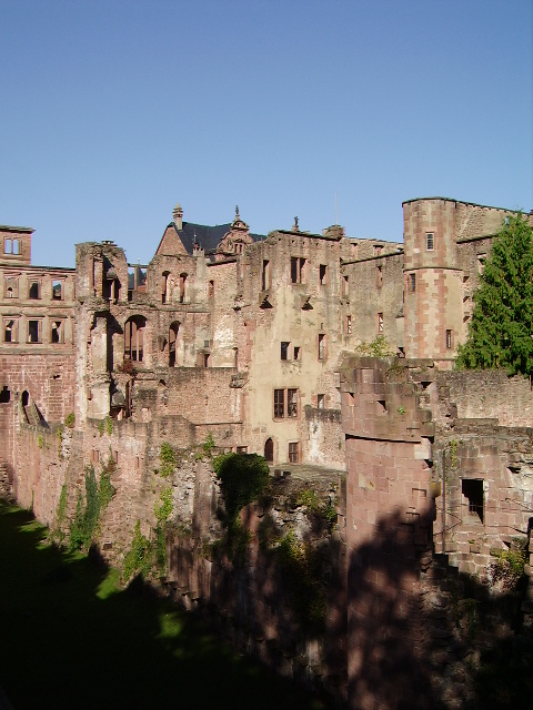 Das Heidelberger Schloss am 09.10.10 