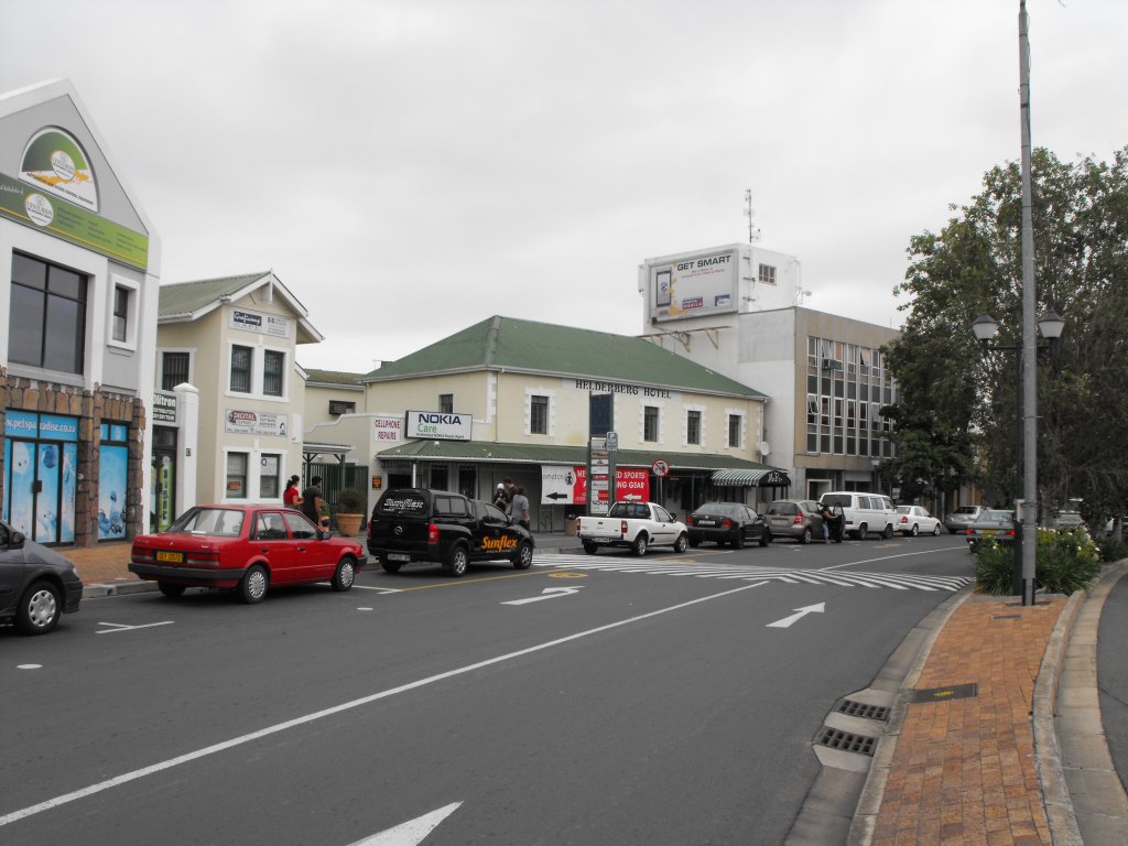 Das Helderberg Hotel, die erste reine Herberge am Ort. Somerset West, 27.11.2010
