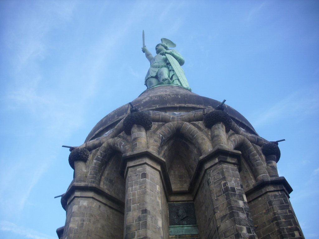 Das Hermannsdenkmal im Teuteburger Wald am 13.10.2012