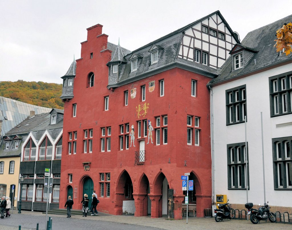 Das  rote Rathaus  von Bad Mnstereifel - 27.10.2009