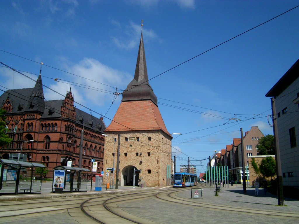 Das Steintor in Rostock-Stadtmitte.(3.6.2013)