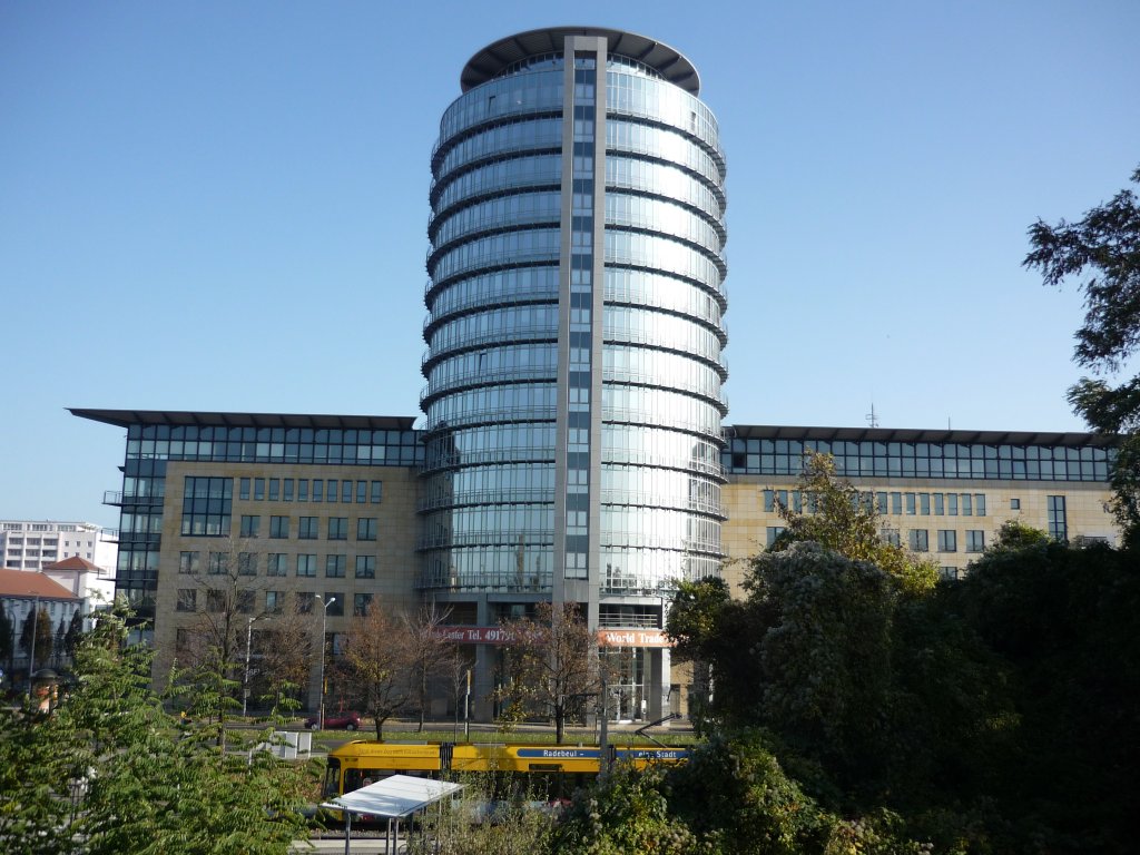 Das World Trade Center in Dresden.