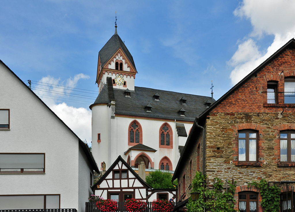 Dausenau an der Lahn - Kirche St. Kastor - 27.08.2012