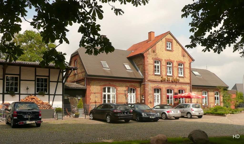 Der alte Bahnhof in Wettringen, heute ein Restaurant