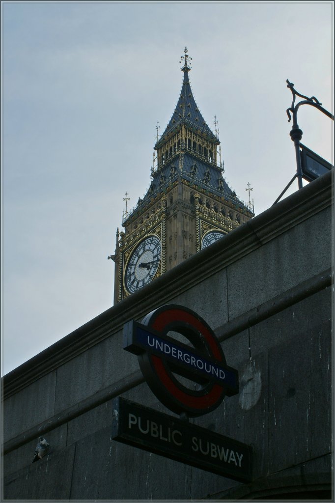 Der grosse BIG BEN mal als  Motiv verdeckt  Bild.
6. Mai 2011