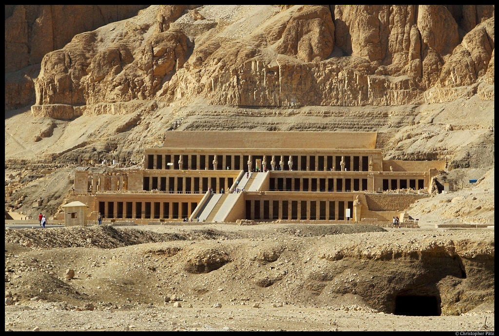 Der Hatschepsut-Tempel nahe Luxor. (23.11.2012)