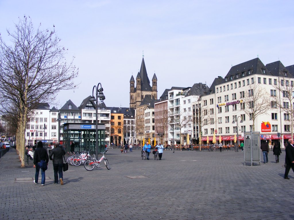 Der Heumarkt in Kln, 17. Mrz 2010.