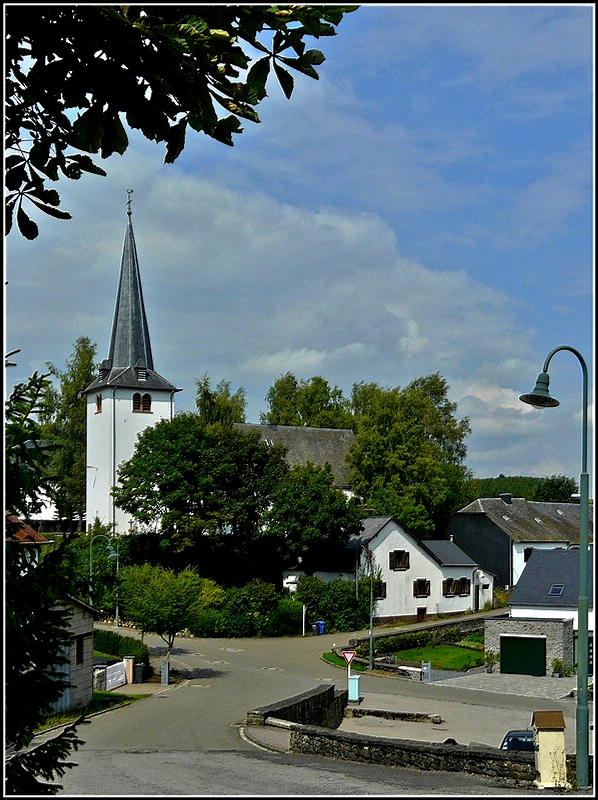 Der Ortskern von Boevange. 12.08.2010 (Jeanny)