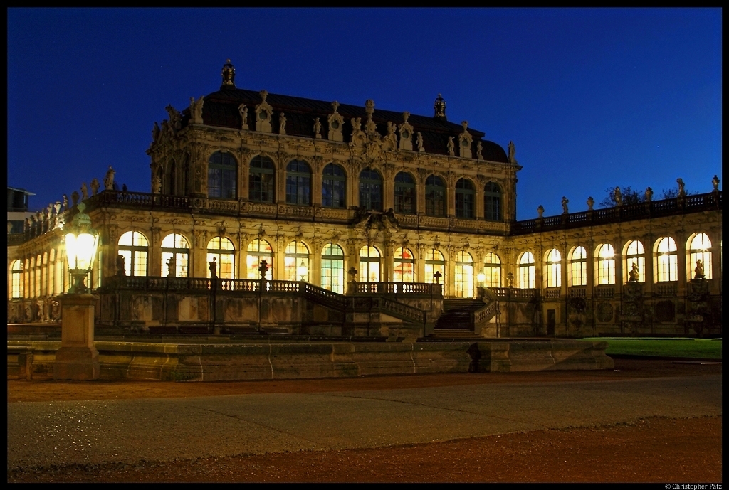Der Porzellanpavillon des Dresdner Zwinger beherbergt die Porzellansammlung der Staatlichen Kunstsammlungen Dresdens. (02.11.2012)