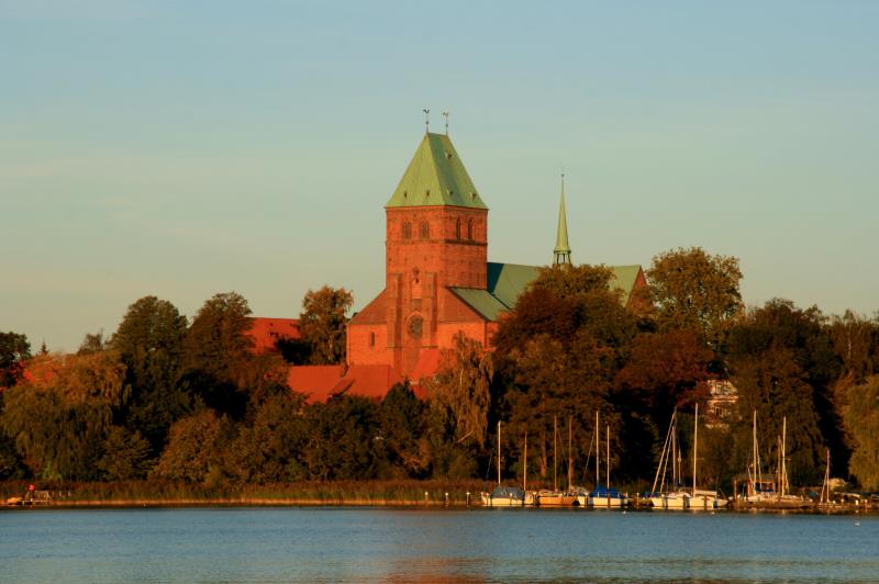 Der Ratzeburger Dom im Schein der Abendsonne; 15.10.2011