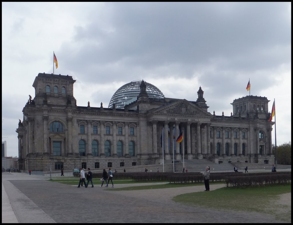 Der Reichstag in Berlin  am 25.04.2013