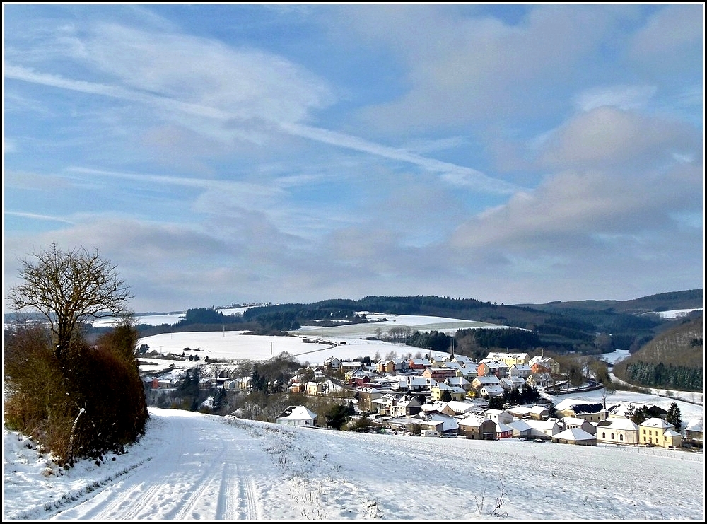 Der Winter hat in Erpeldange Einzug gehalten. 03.12.2010 (Jeanny)