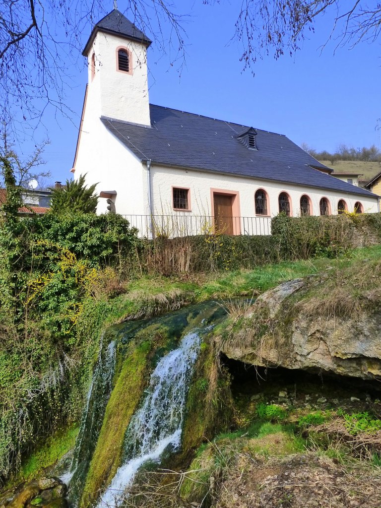 Deutschland, Rheinland-Pfalz, Eifelkreis Bitburg-Prm, Httingen an der Kyll, 27.03.2011