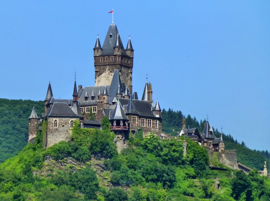 Deutschland, Rheinland-Pfalz, Landkreis Cochem-Zell, Cochem, Reichsburg, 07.07.2013
