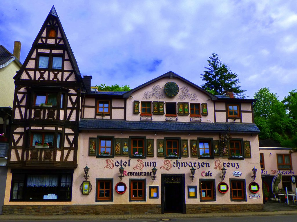 Deutschland,Rheinlandpfalz, Landkreis Ahrweiler, Altenahr, Fachwerkhaus, 27.05.2013