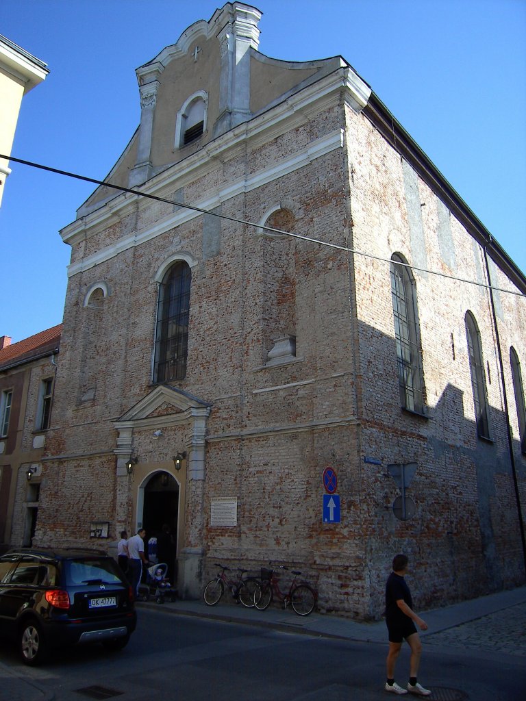 Die 2012 renovierte Minoritenkirche in Cosel (Sommer 2012)