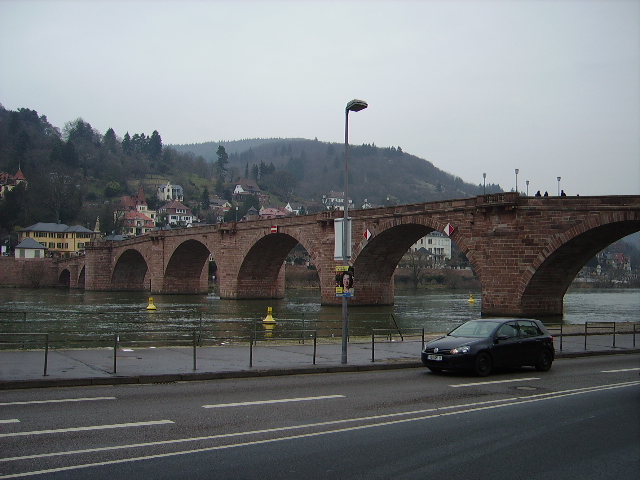 Die alte Brcke in Heidelberg am 24.02.11