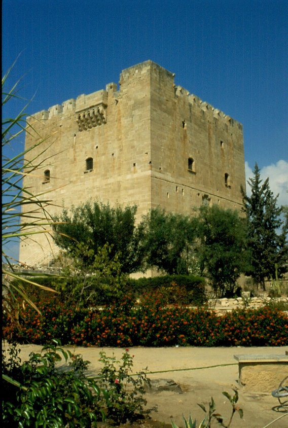 Die Burg Kolossi bei Limassol im November 1996