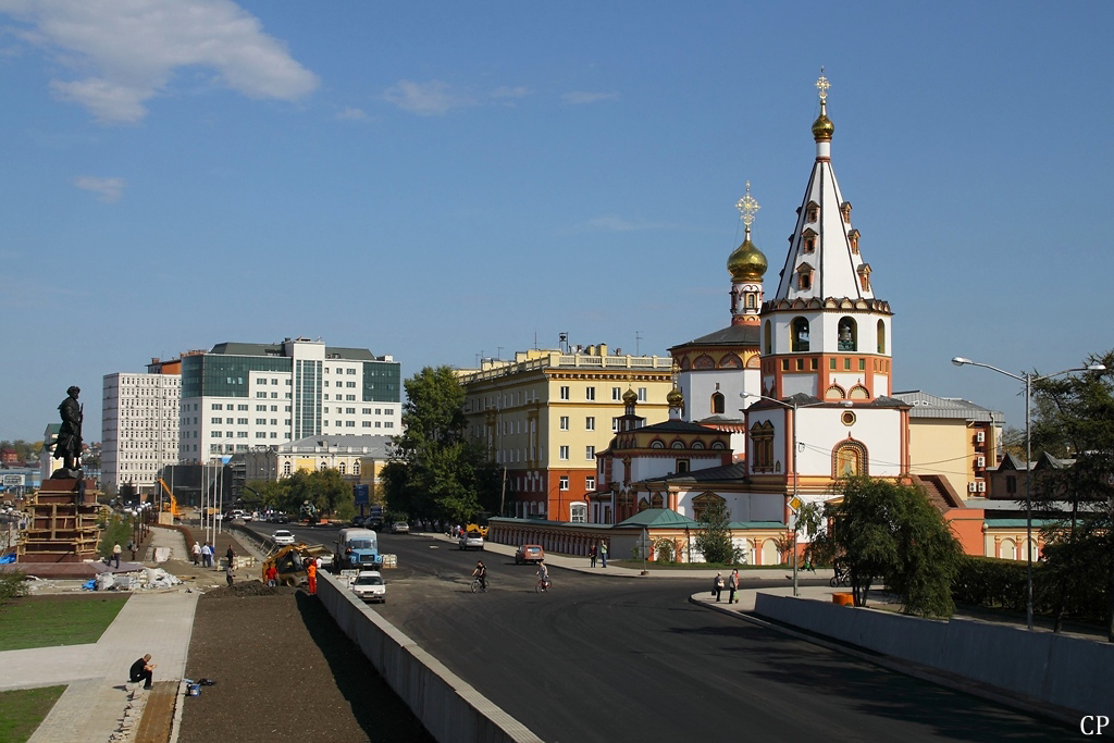 Die Gotterscheinungskathedrale in Irkutsk. (10.9.2011)