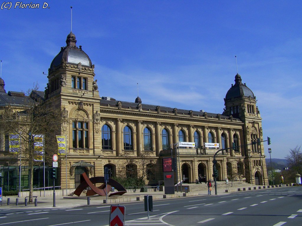 Die historische Stadthalle von Wuppertal, erbaut im Jahr 1896. 24.04.2010