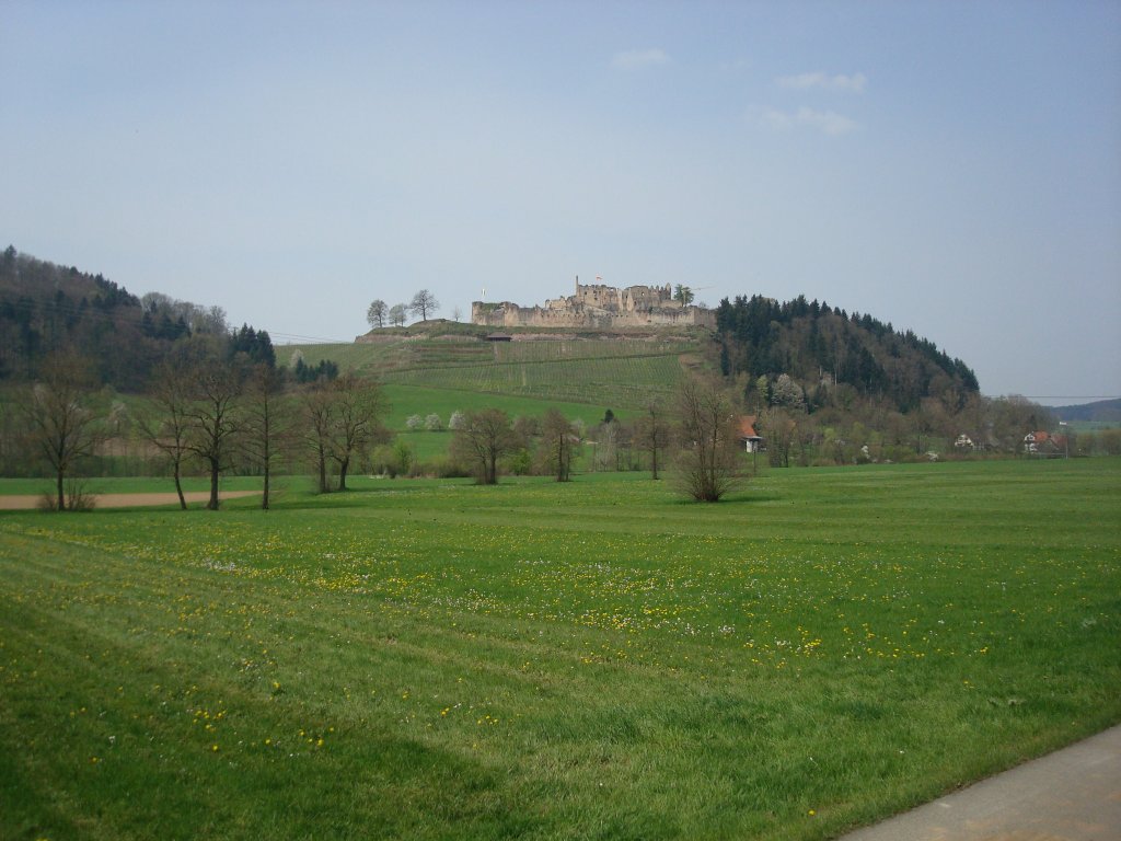 die Hochburg, eine der grten Burg-und Festungsanlagen
in Sd-Baden, 1127 erste urkundliche Erwhnung,
Ruine seit 1689, kann besichtigt werden,
April 2010