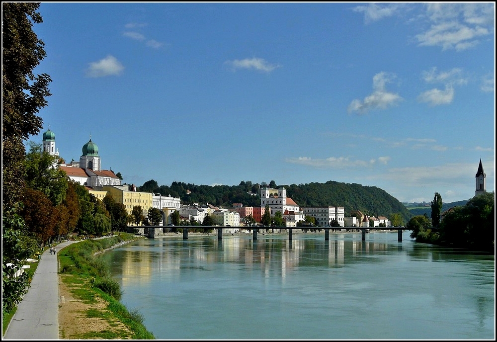 Die Innpromenade in Passau. 16.09.2010 (Jeanny)