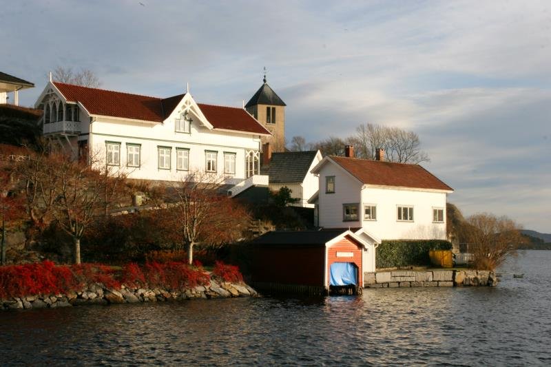 Die Insel zwischen dem Eidangerfjorden und Frierfjorden; 21.11.2009