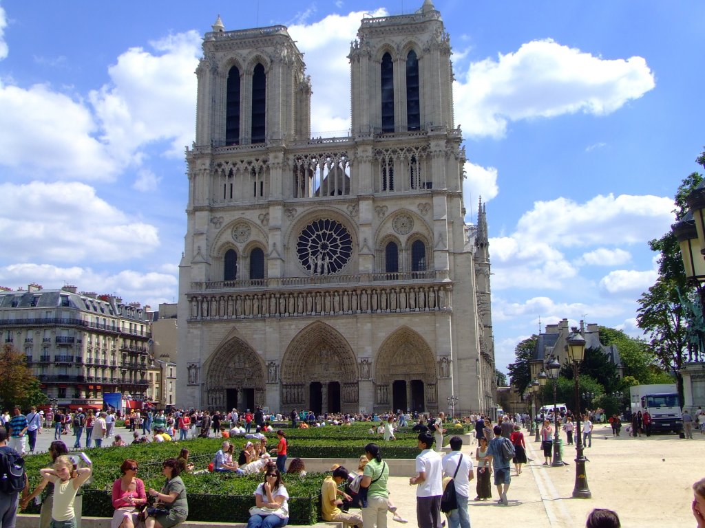 Die Kathedrale Notre-Dame de Paris am 31.07.2007