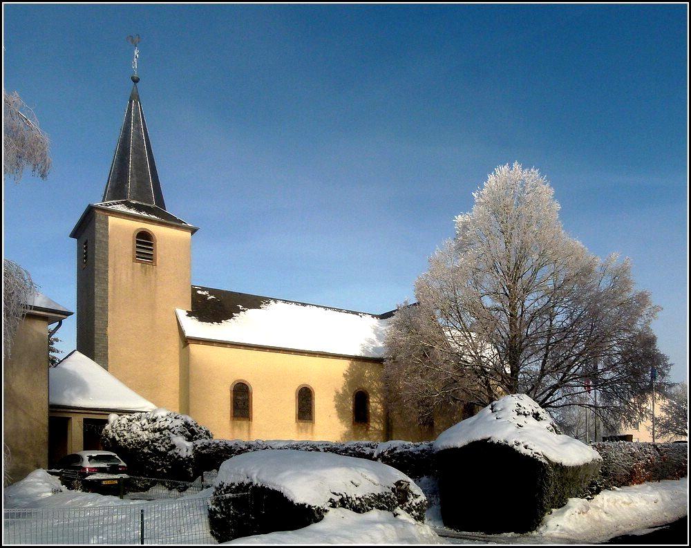 Die Kirche von Berl am 31.12.2010. (Jeanny)