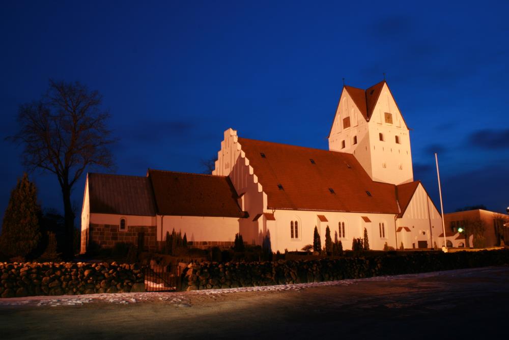 Die Kirche in Grindsted; 14.02.2013