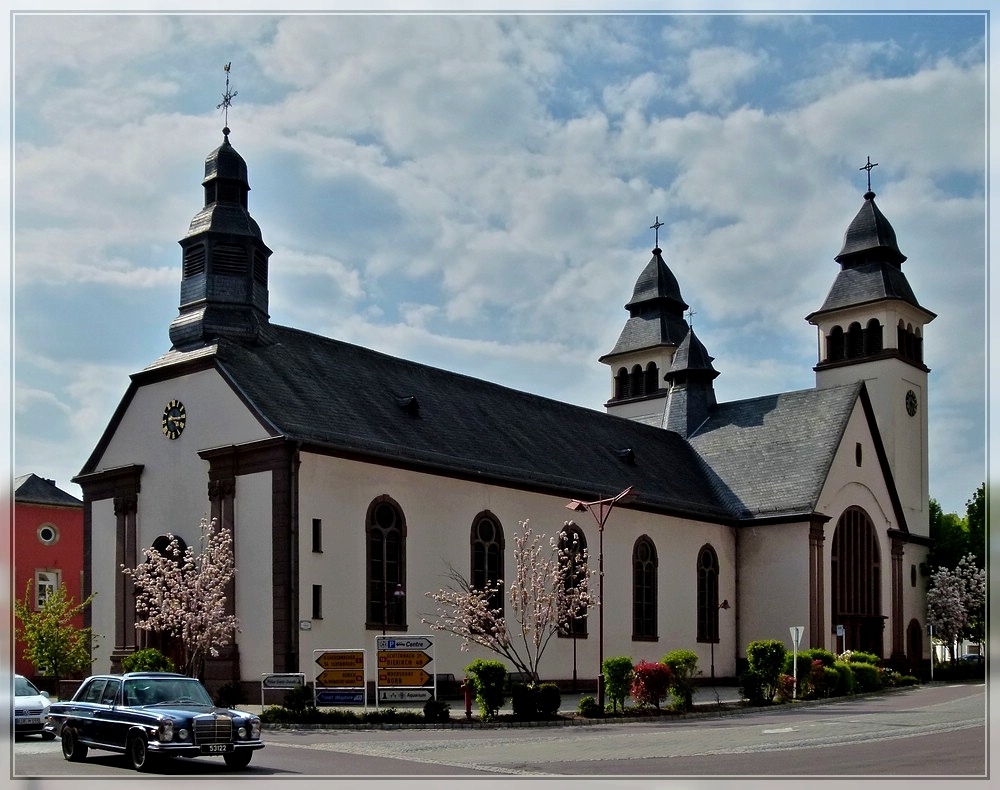 Die Kirche von Wasserbillig. 17.04.2011 (Jeanny)