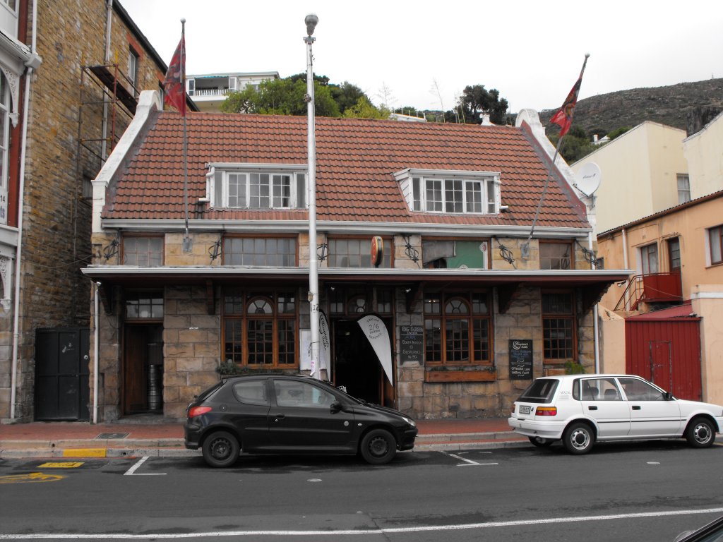 Die urige, originelle British Tavern, einst Treffpunkt der Seeleute. Simons Town, 20.11.2010
