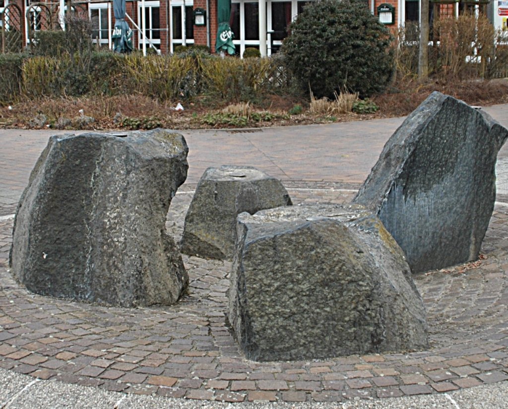 Dies ist ein Brunnen in Lehrte. Fotogrfiert am 13.03.2011.